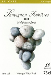Etikette Sauvignon Soyhières
